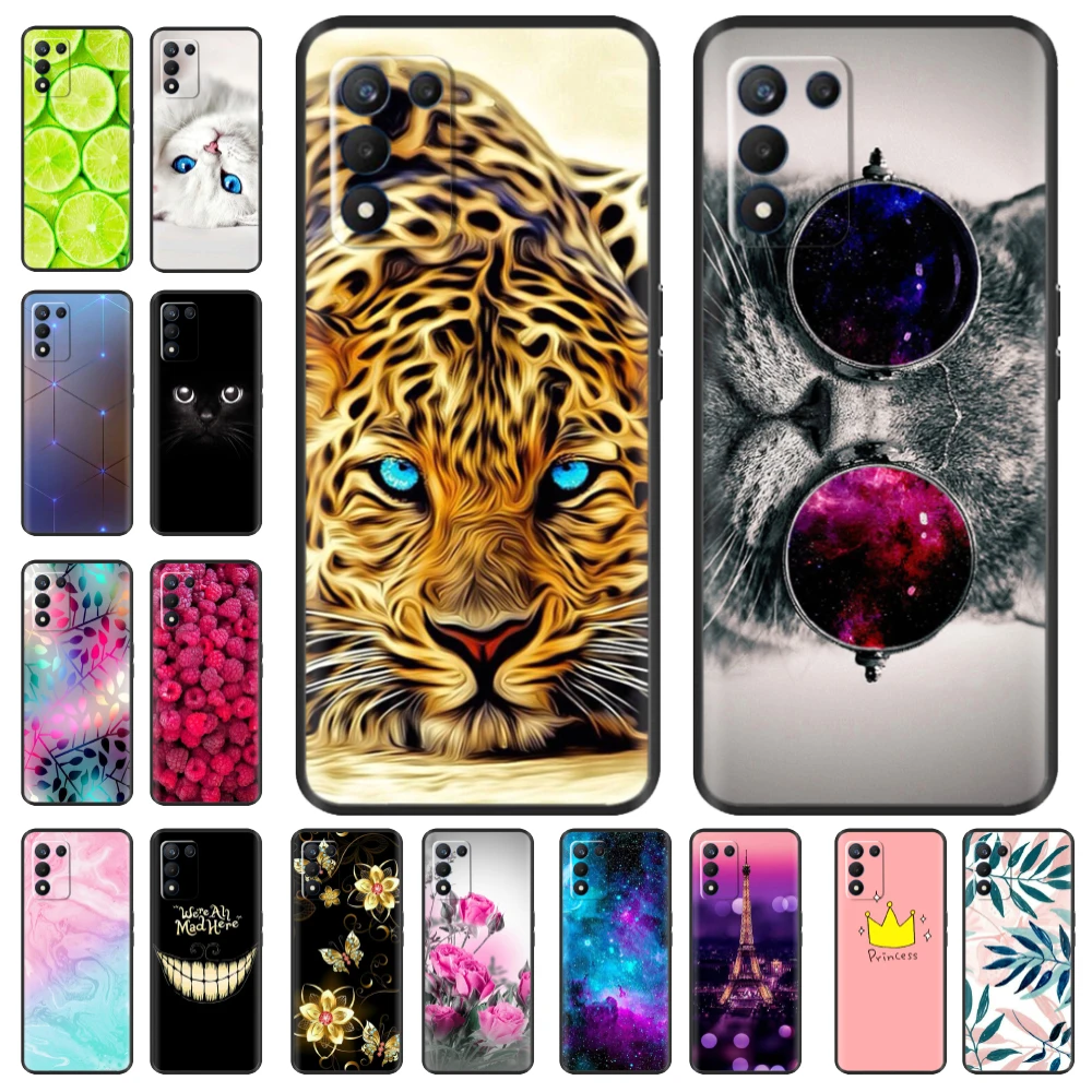 For Realme Q3s Case 5G Tpu Cover Silicone Soft Phone Case For oppo realme Q3s / Q3t RealmeQ3s Q 3s 3t Case Bumper Fundas Coque