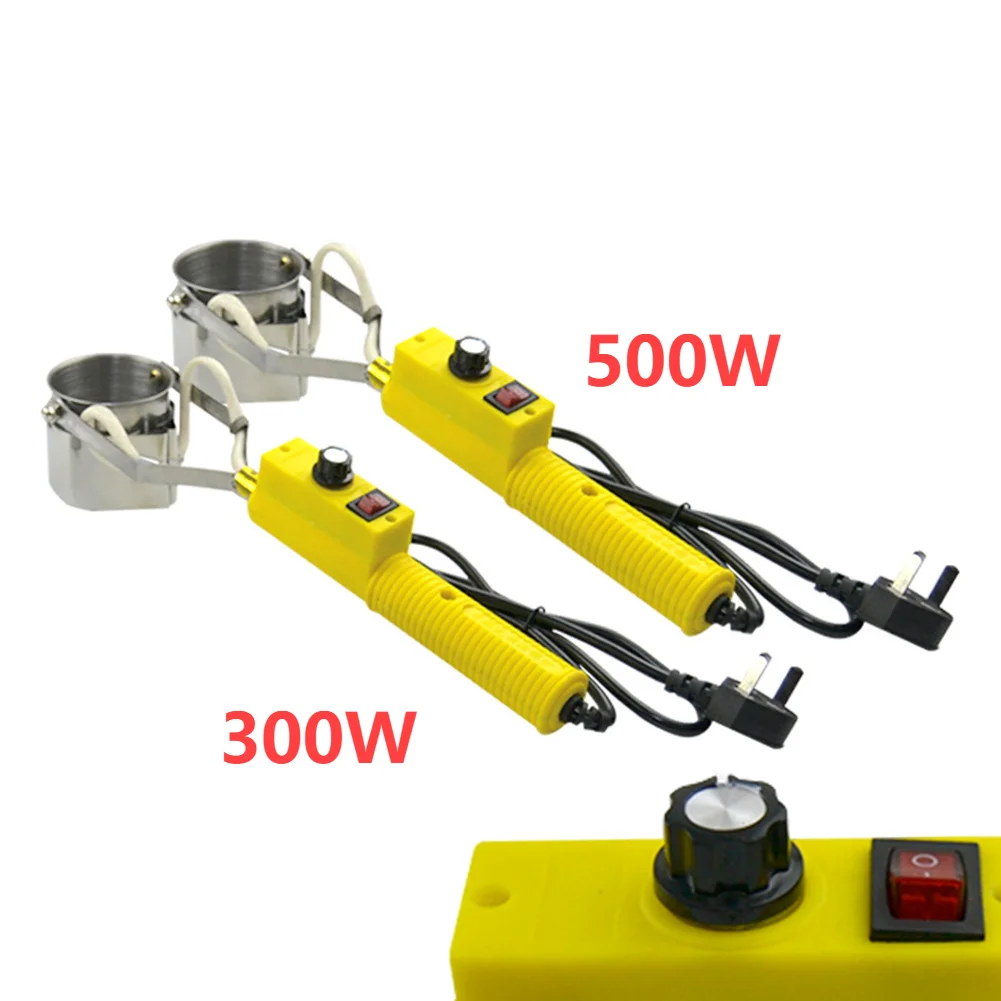 300W/500W Portable Solder Pot Tin Melting Furnace Handheld Adjustable Temperature Control Desoldering Bath Tool
