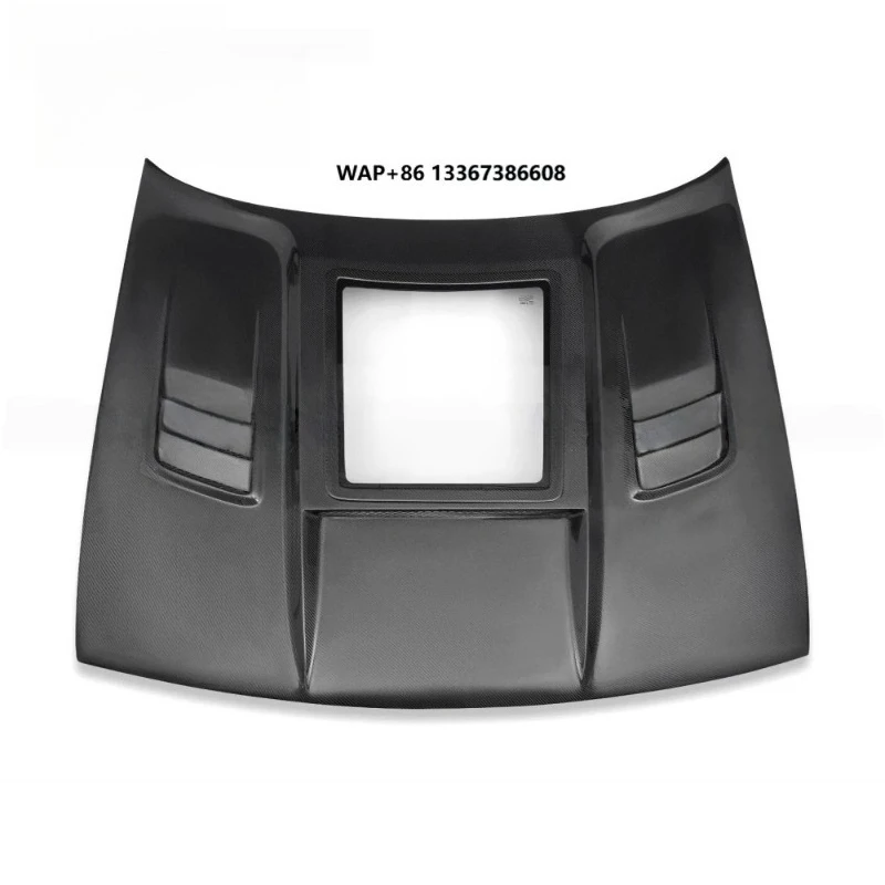 

CMST-Style Carbon Fiber Hood with Central Clear Glass,Upgrade & Replacement