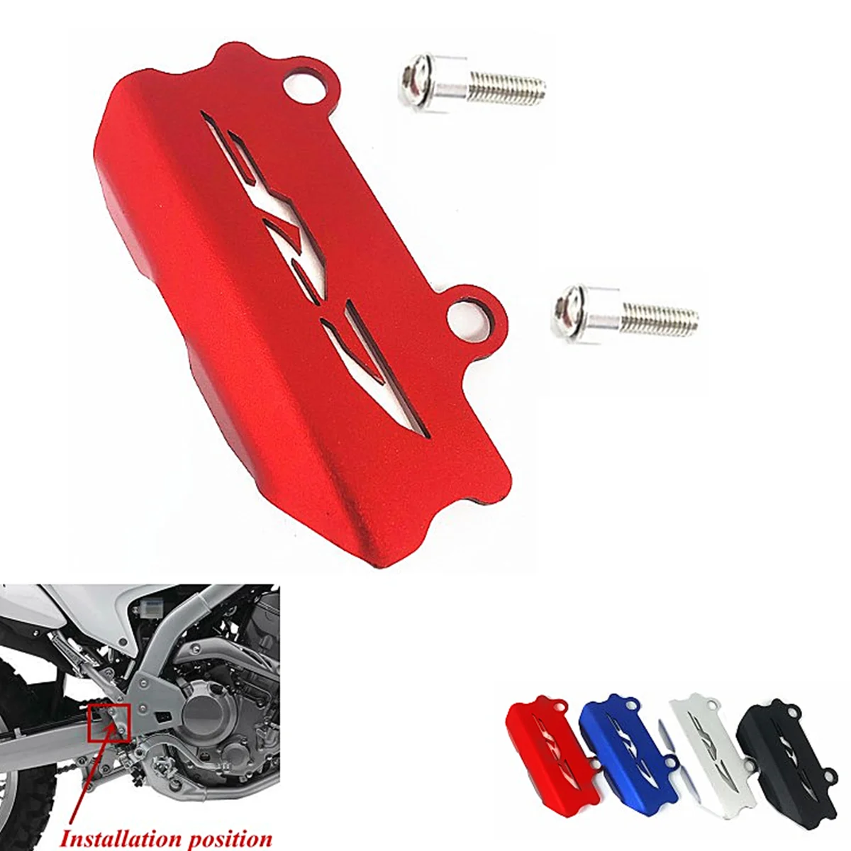 

FOR HONDA CRF 250L CRF250L 2013-2019 Rally REAR BRAKE MASTER CYLINDER GUARD COVER PROTECTOR