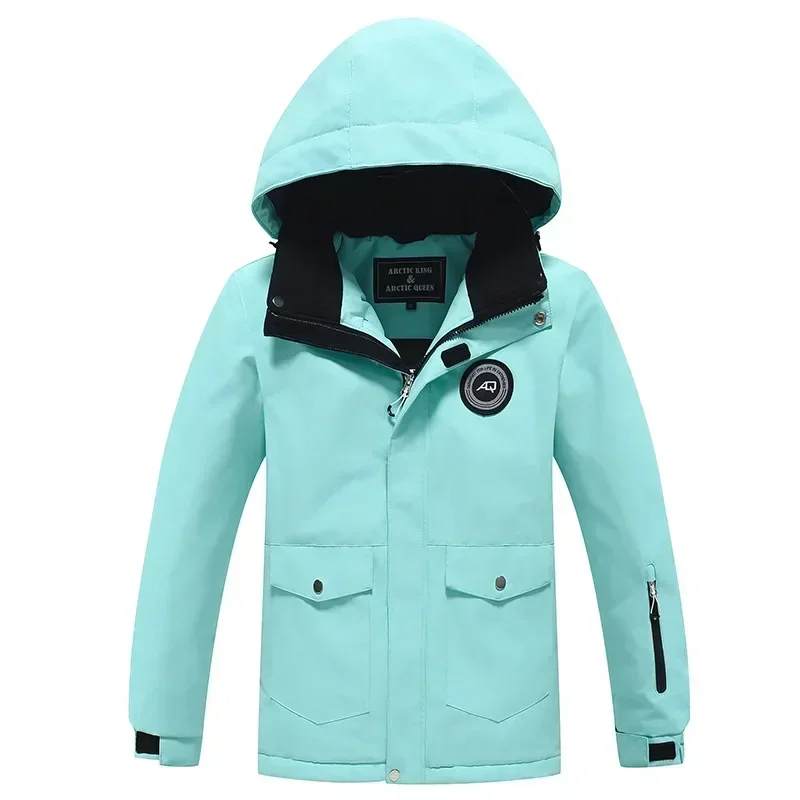 

New Kids 2025 Ski Suits Boys Girls Skiing Snow Clothes Coat Outdoor Waterproof Warm Winter Jacket Snowboard Children Hoodie Tops