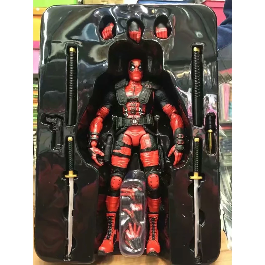 Hot Toys X-Men Deadpool Action Figure Marvel Super Hero Figurine Collectible Model Toy 30cm 1/6 Scale Gift