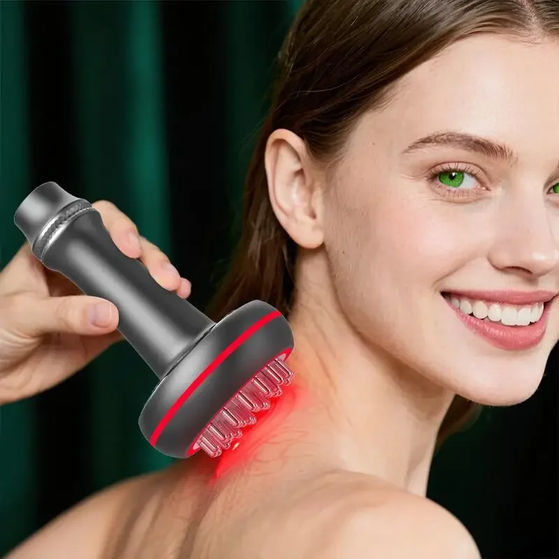 

Портативный массажер для тела Gua Sha Meridian Brush с подогревом, вибрационное устройство для скребка тела