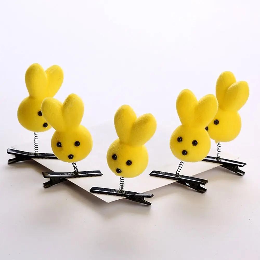 Pinza de pelo creativa para perro y pato, pasadores de pollo, conejo y estrella, horquilla de estilo coreano para fiesta