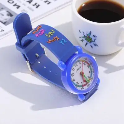 ساعة يد كرتونية ثلاثية الأبعاد مصنوعة من خليط معدني لملحقات التعلم في الوقت التعليمي خفيفة الوزن