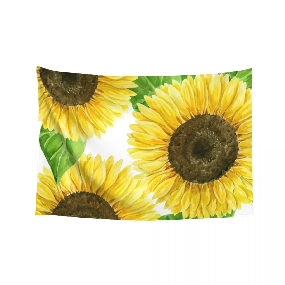 

Sunflower watercolor Tapestry House Decor Wallpaper Bedroom Bedroom Deco Tapestry