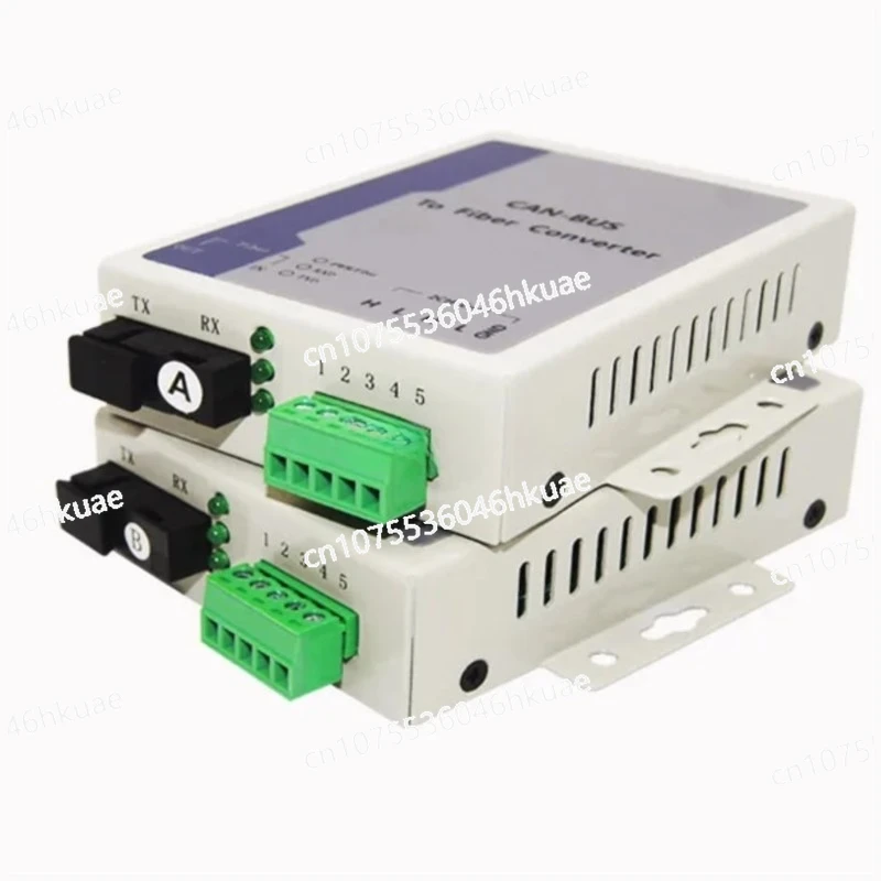 1 or 2 Channel CAN-BUS To Fiber Converter Extender Optical CAN BUS Transceiver Repeater