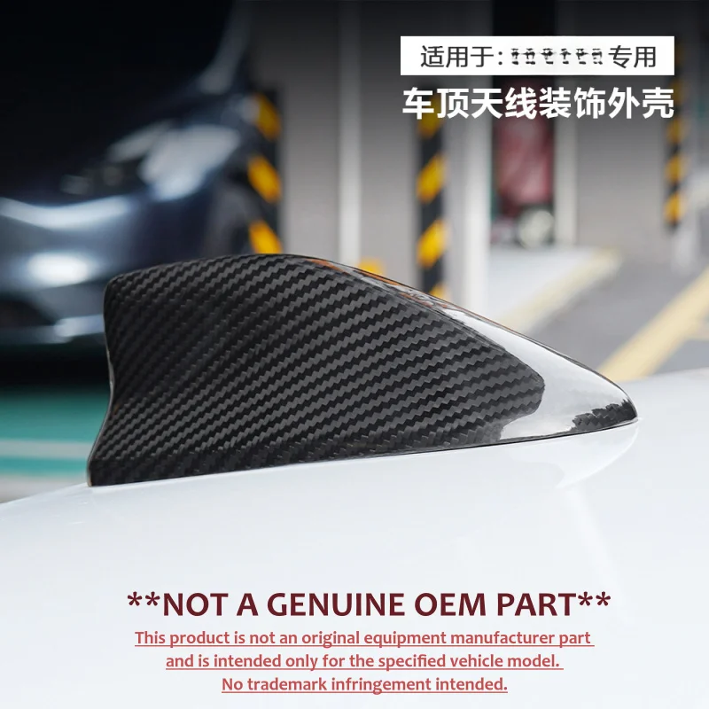 For Honda Accord 10Th Gen 2018 Dry Carbon Fiber Shark Fin Antenna Cover Exterior Trim Accessories