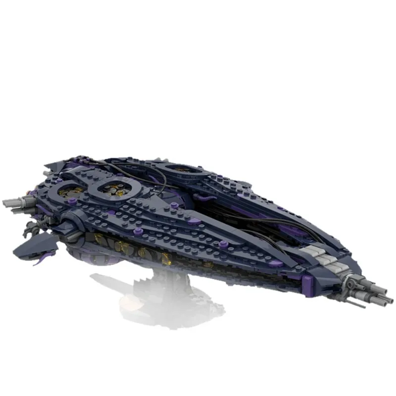 Gobricks MOC Stargate Wraith Hive Ship Bricks Model Wraith fleet Building Blocks Ancient City Ships Traveler ships Toys Gift