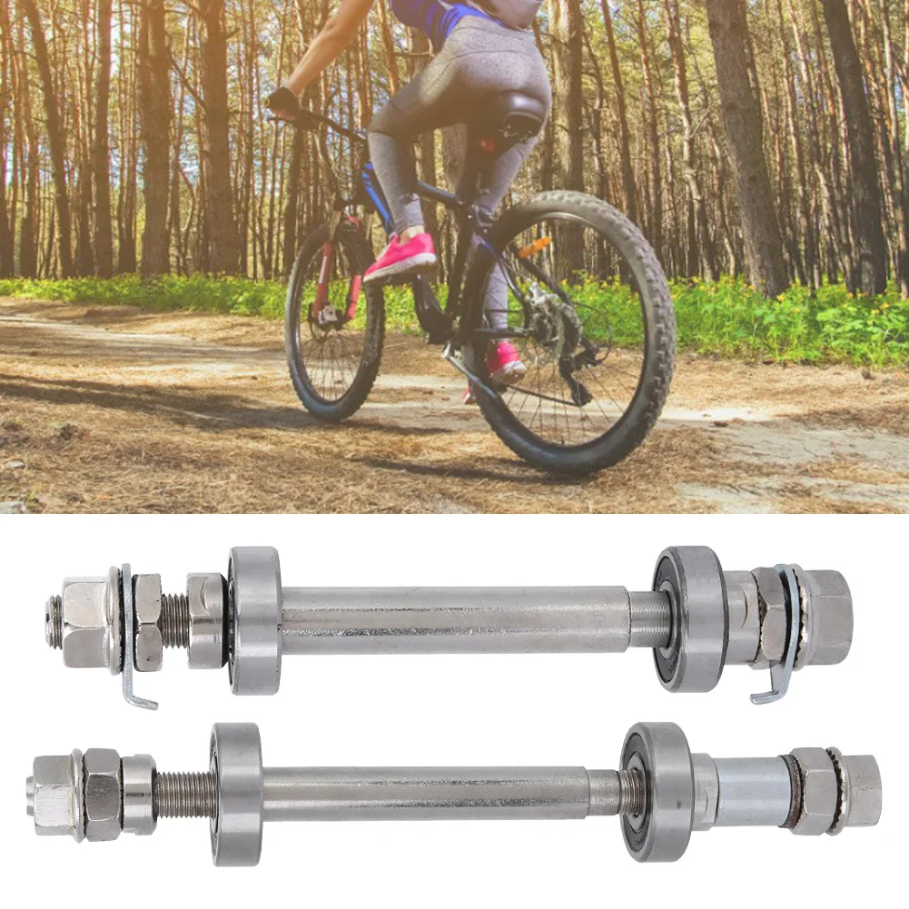 Bike Wheel Hub Axle Front Rear Shaft Lever Metal Spindle  Shaft Bike Repair Tool