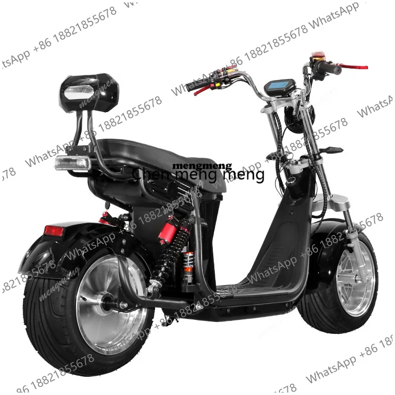 3000W60V30AH Electric Scooter Fat Tire Electric Motorcycle Removable Battery Off-road Mountain Maximum Speed 65KM/H Double Seat