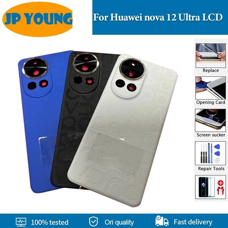 

AAA+ quality Back Housing Door For Huawei nova 12 Ultra Back cover ADA-AL00U Rear Case For Huawei nova 12Ultra Replacement Parts