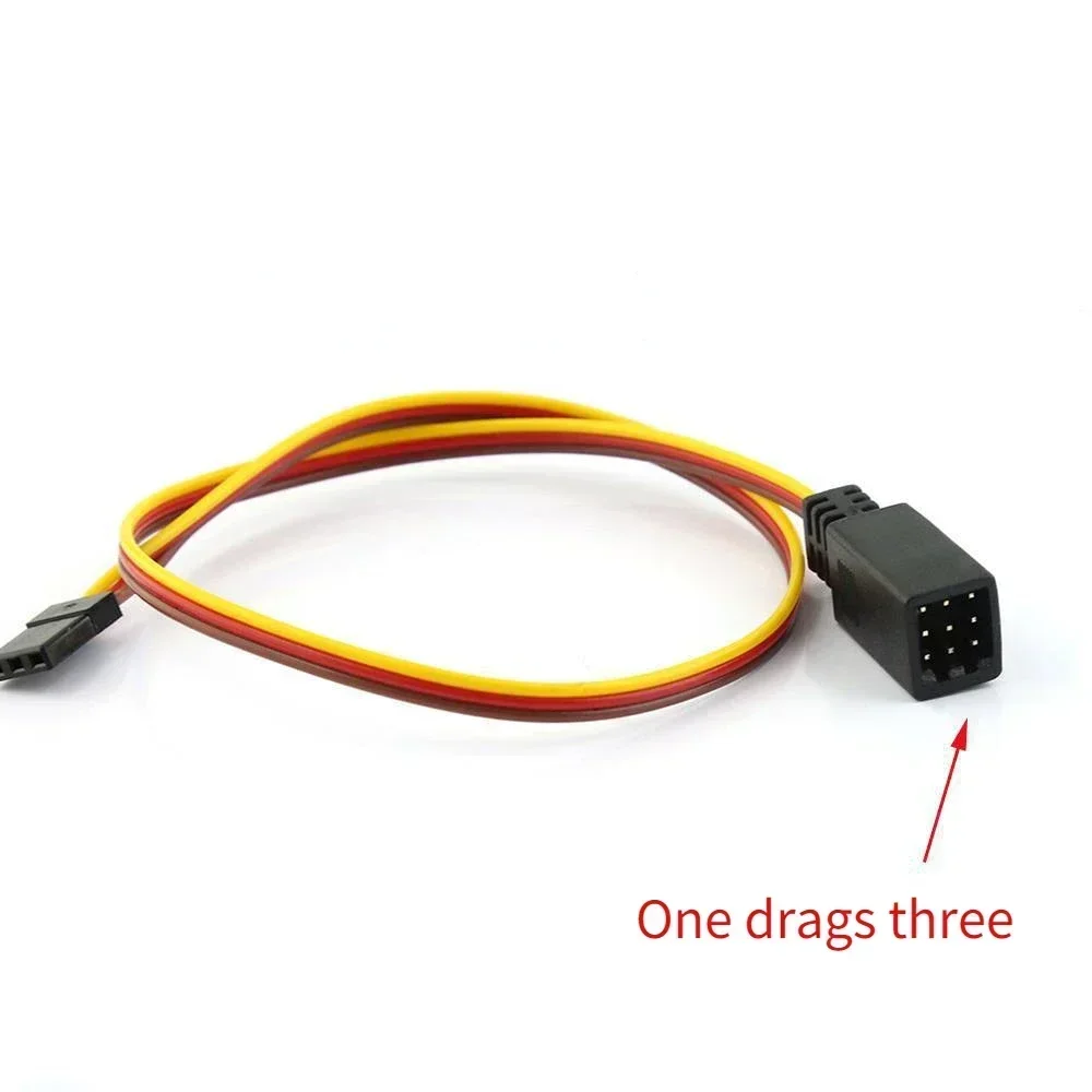 Three In One Cable Esc Power Supply External Wiring Jst For 1/10 Rc Crawler Car Defender Trax Trx4 TRX-6 Tactical Unit Bronco