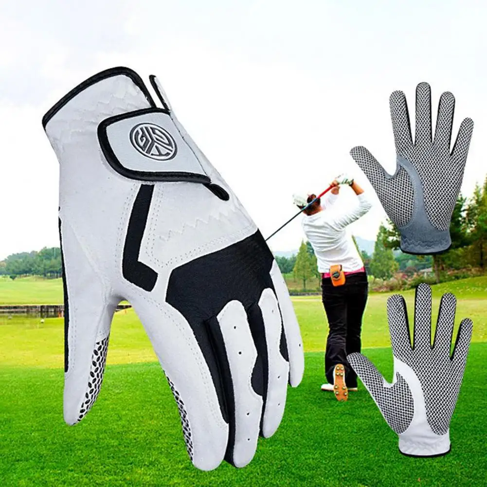 Golf Gloves Anti Slip Breathable Golf Supplies Sweat Absorption High Elasticity Reliable Fit Compression Golf Glove For Outdoor