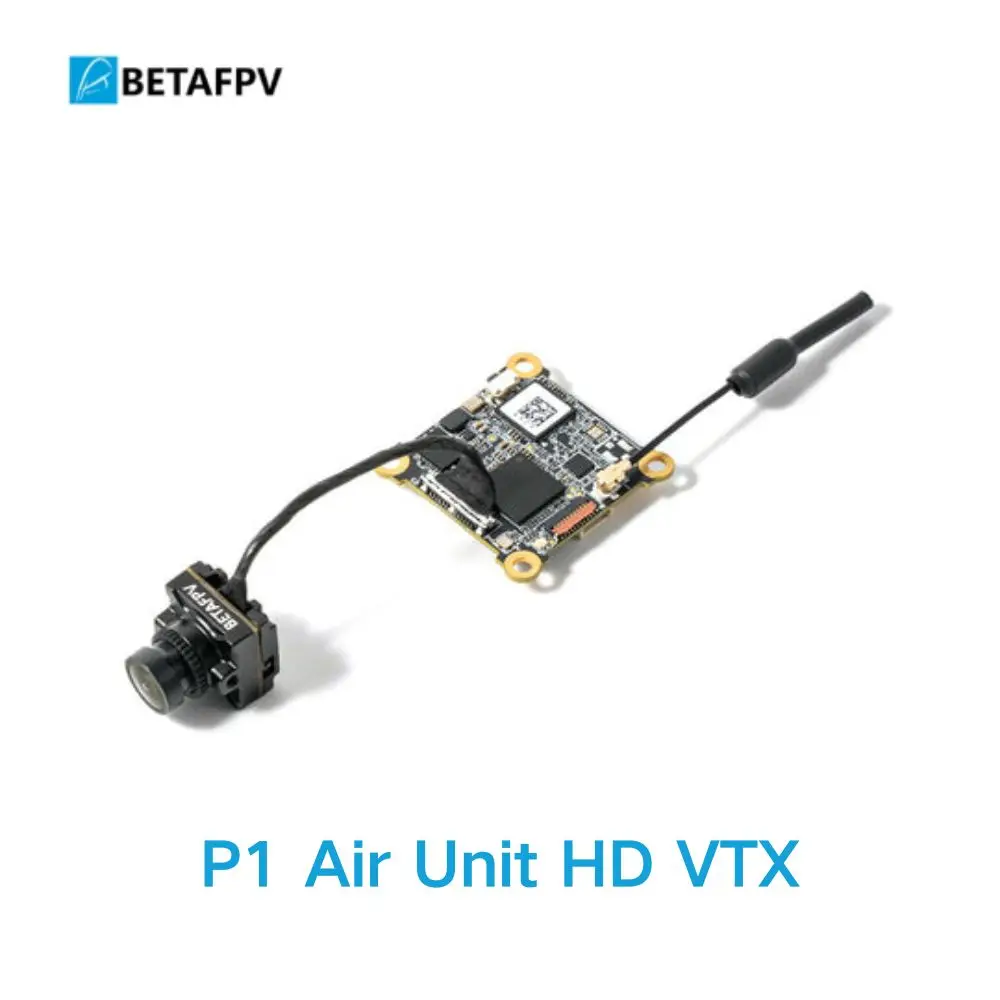 

BETAFPV P1 Air Unit HD VTX ArtLynk 1080p@60fps, задержка 60 мс, дальность 5 км, 170 градусов ° FOV CMOS FPV-передатчик: стабильный, с защитой от помех