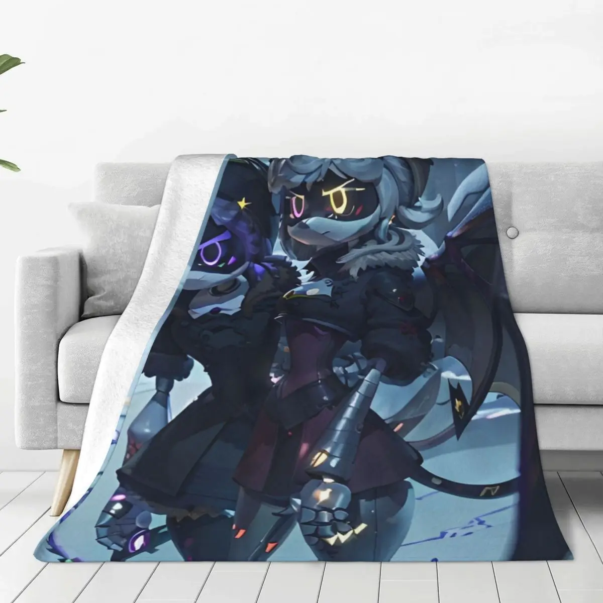 Murder Drones Anime Soft Blankets Travel Plush Throw Blanket Funny Couch Chair Flannel Bedspread Sofa Bed Cover