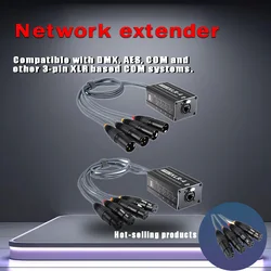 RJ45 To XLR Audio Cable DMX Splitter For Snake Cable Network Extension Of Stage Or Studio Recording