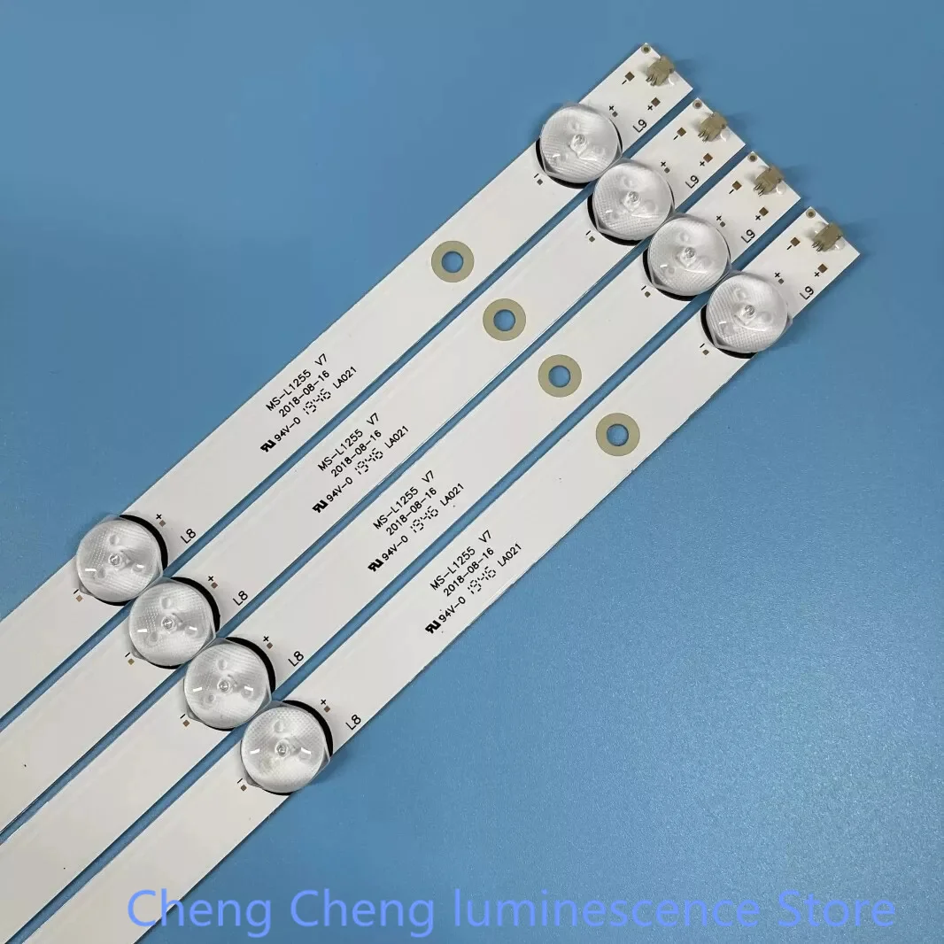 KIT/8PCS LED strip For 50inch MS-L1255 V7 HL-00500A30-0901S-04  A2 CT-8250 K50DLX9US PU50S7XL 50LEX-7027 50LEX-FT2C 50LEM-10