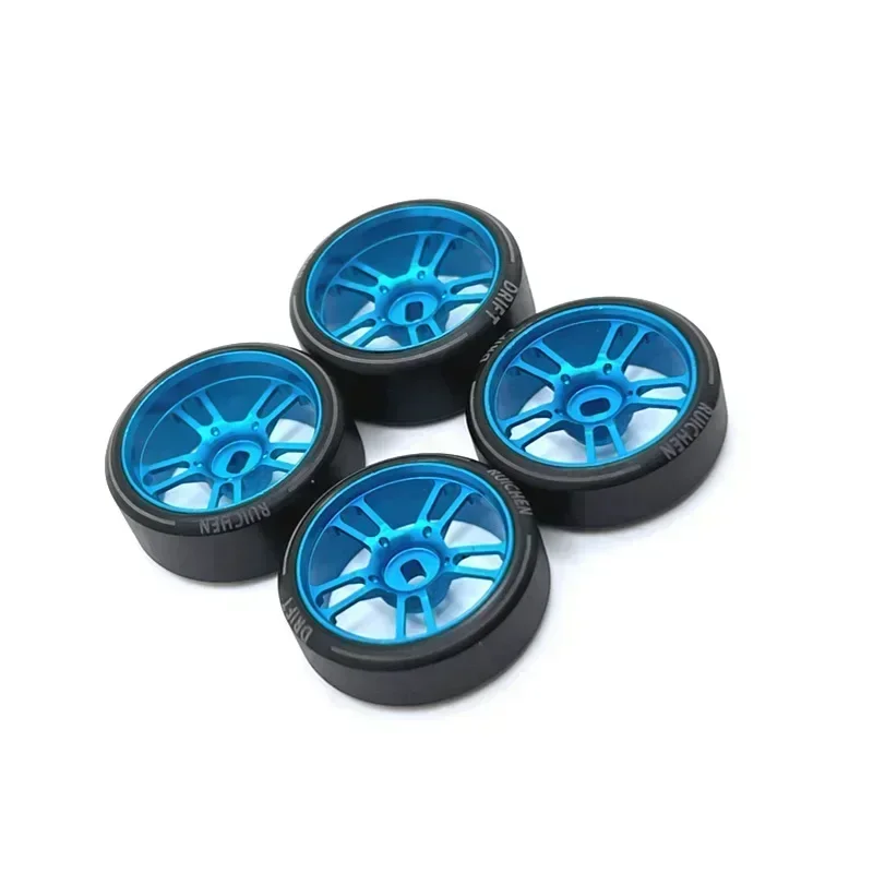27Mm Drift Tire Tyre Metal Wheel Rim For Wltoys 284131 K969 K979 K989 P929 Kyosho Mini-Z 1/28 RC Car Upgrades Parts