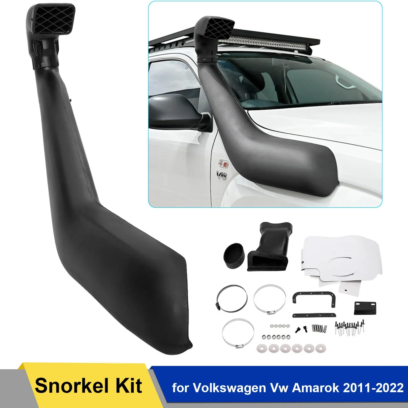 Snorkel Kit for Volkswagen Vw Amarok 2011-2022 for 4 Cylinder 2.0L Diesel and Not for The 6 Cylinder 3.0L Diesel Model