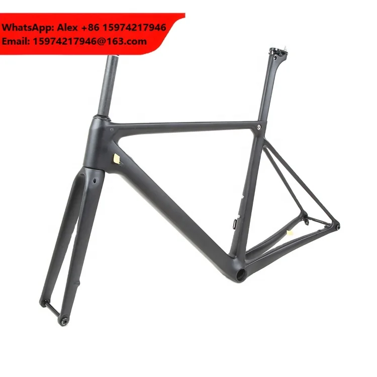 High-end Professional Chinese Custom Brand Road Bicycle Frameset Carbon Fiber Bike Frame