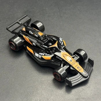 1/64 Diecast Alloy Black Orange Racing Car Formula Style Single Seater Miniature…