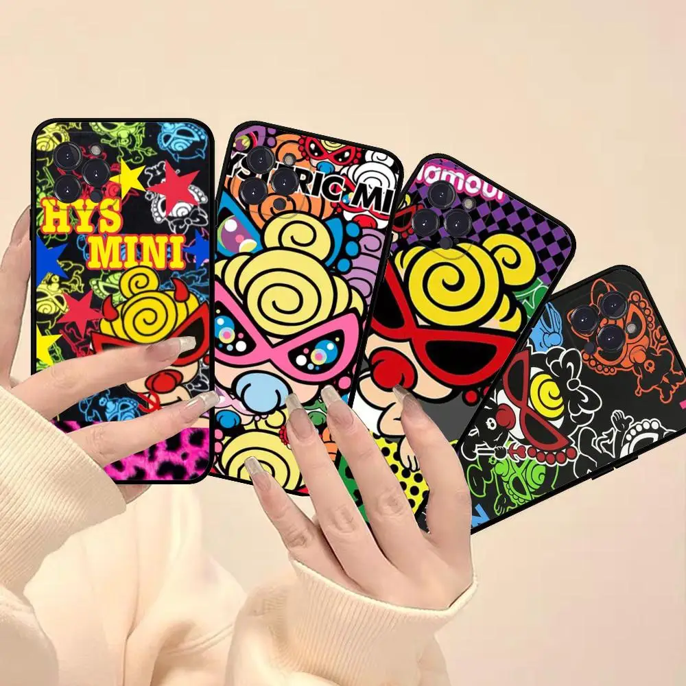 

Japan Fashion hysteric mini Phone Case Silicone Soft for iphone 15 14 13 12 11 Pro Mini XS MAX 8 7 6 Plus X XS XR Cover