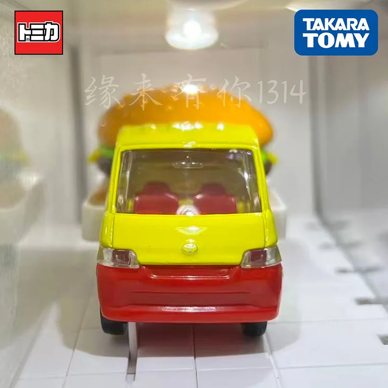 Игрушечный грузовик Takara Tomy Tomica из сплава, модель No 54 Toyota Hamburger, маленький грузовой транспортный автомобиль, обучающая игра для детей
