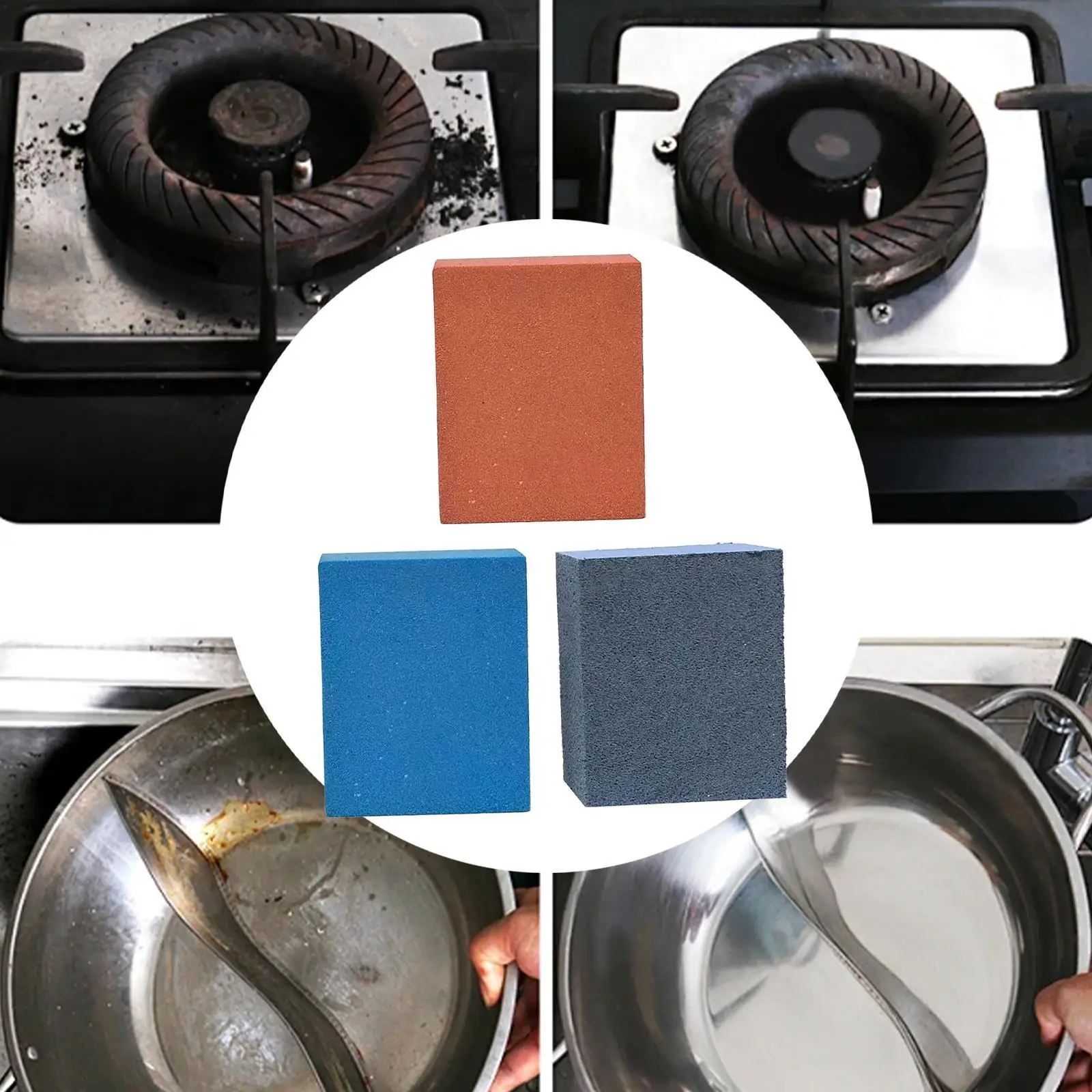 Gummy Stone Rubber Ski Edge Deburring Block Snowboard Tuning Tool for Smoothing Rust Removal
