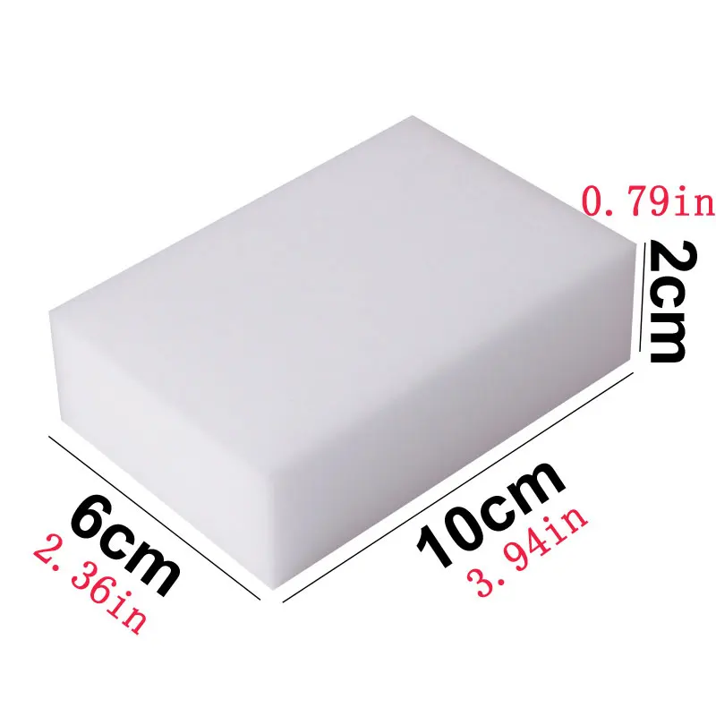 50/100pcs Magic Sponge Multi-functional Cleaning Eraser Melamine Sponge For Kitchen Bathroom Cleaning Accessories 100*60*20mm