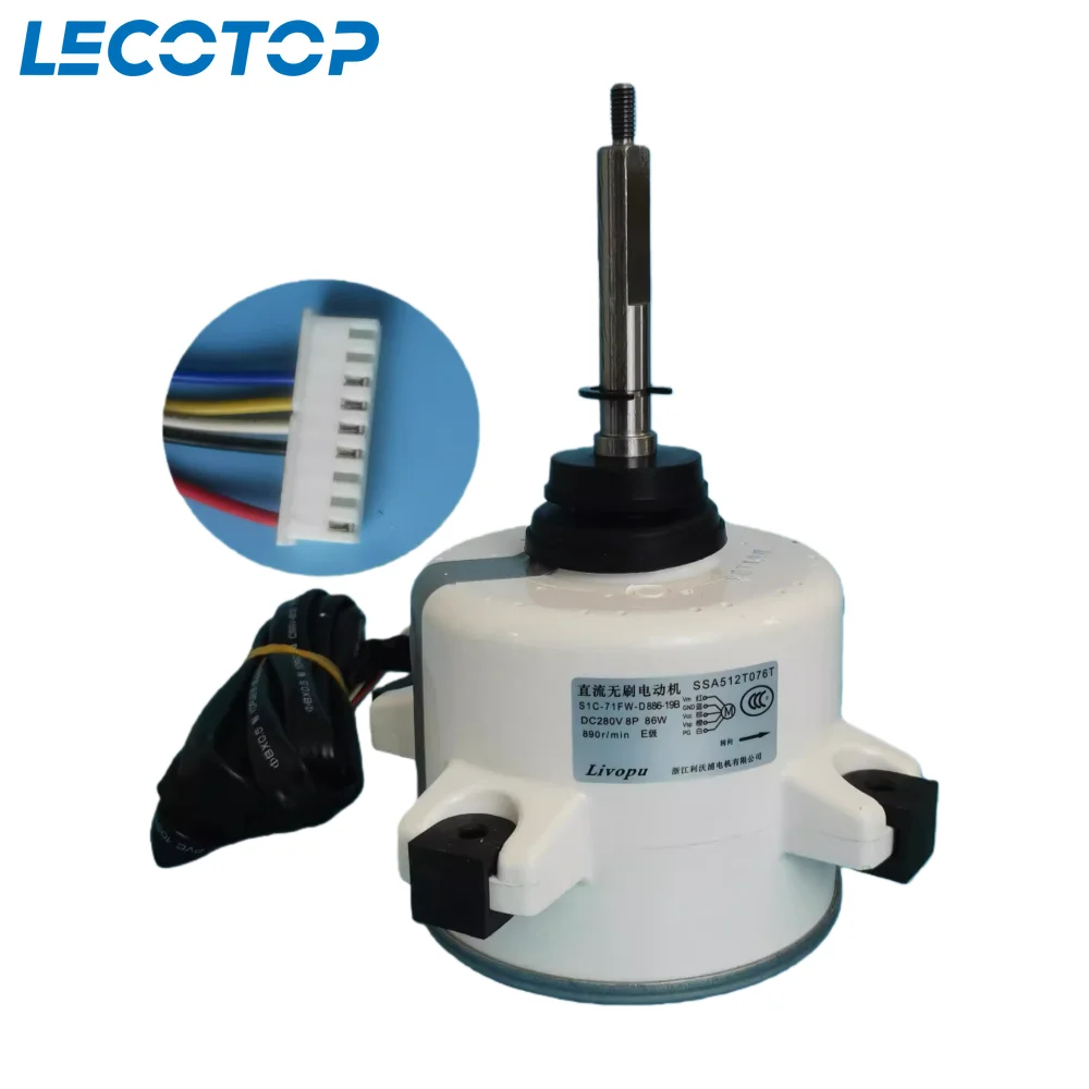 

Новый для кондиционера Mitsubishi SSA512T076T/B SIC-71FW-D886-19B, запасные части двигателя вентилятора постоянного тока для наружного блока