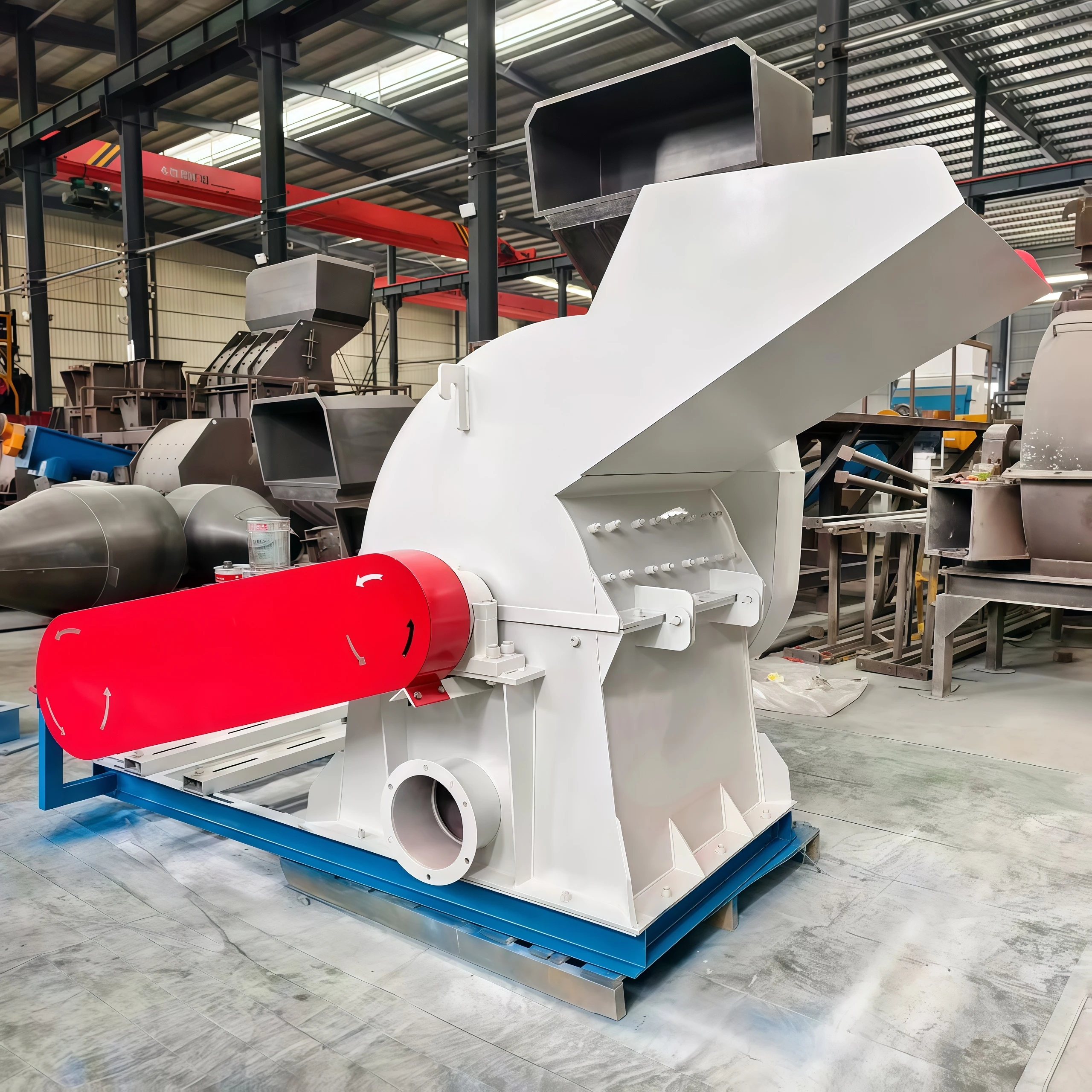 MultiFunctional Large Shredder For Branches/Wood/Corn Cobs Single/Dual Inlet Thickened & Durable Ideal For Material Crushing