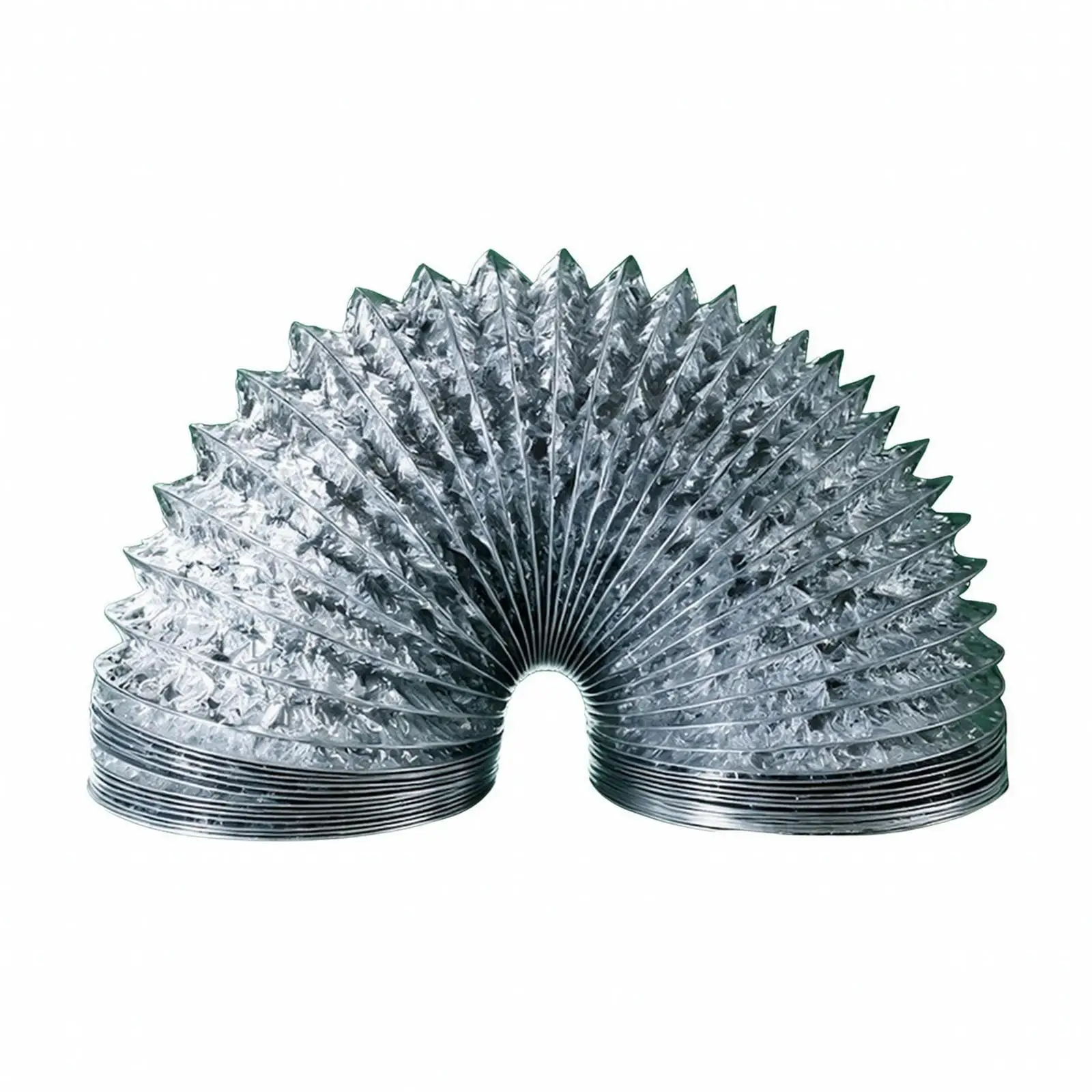 Flexible Aluminum Foil Ventilation Exhaust Duct with Steel Wire Spiral for Range Hood Dryer Booster Fan