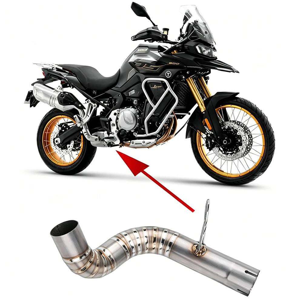 For VOGE 900DS 900 DS DS900X DS900 X 2024 2025 Professional Motorcycle Exhaust Mid Link Pipe Connect Muffler Original New