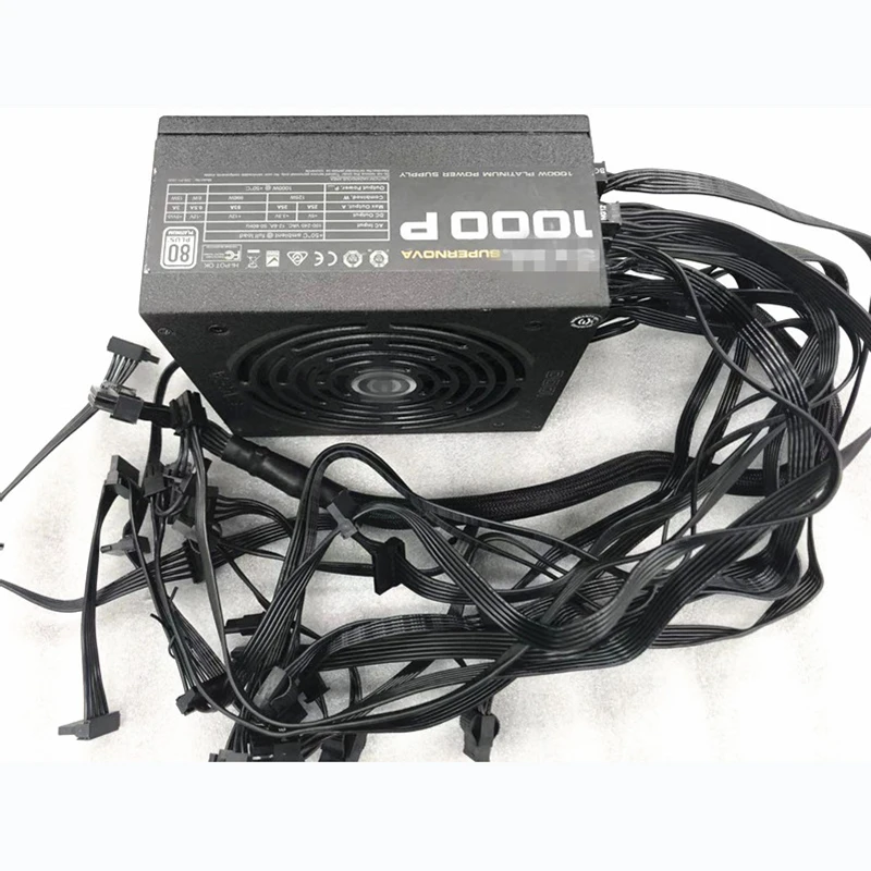 For Mining Power Supply for EVGA  Evga1000P 1000W Full Module