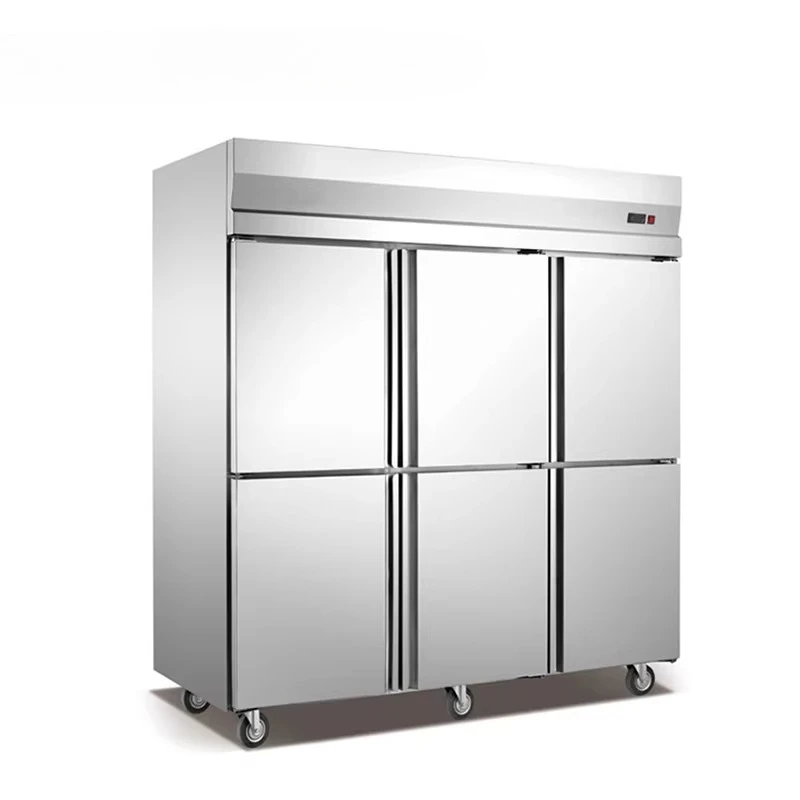 

Commercial 6 Doors Heavy Duty Refrigerated Cabinets Upright Refrigerator Fridge & Freezer Restaurant Refrigerator