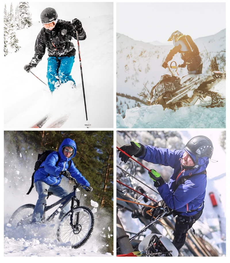 WEST BIKING Winter-Radschal, Bandana, Fleece-Halswärmer, dehnbar, hautfreundlich, Gesichtsmaske, Kopfbedeckung zum Skifahren, Laufen, Wandern – Detail 17