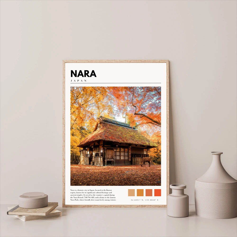 Japan Travel Photography Poster Japanese Landscape Prints Canvas Painting Minimalism Wall Art Pictures Home Room Modern Decor