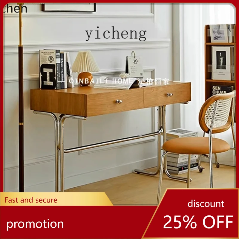 

HXL ретро стол из цельного дерева, офисная средневековая мебель, письменный стол, учебный Интернет-стол для макияжа знаменитостей