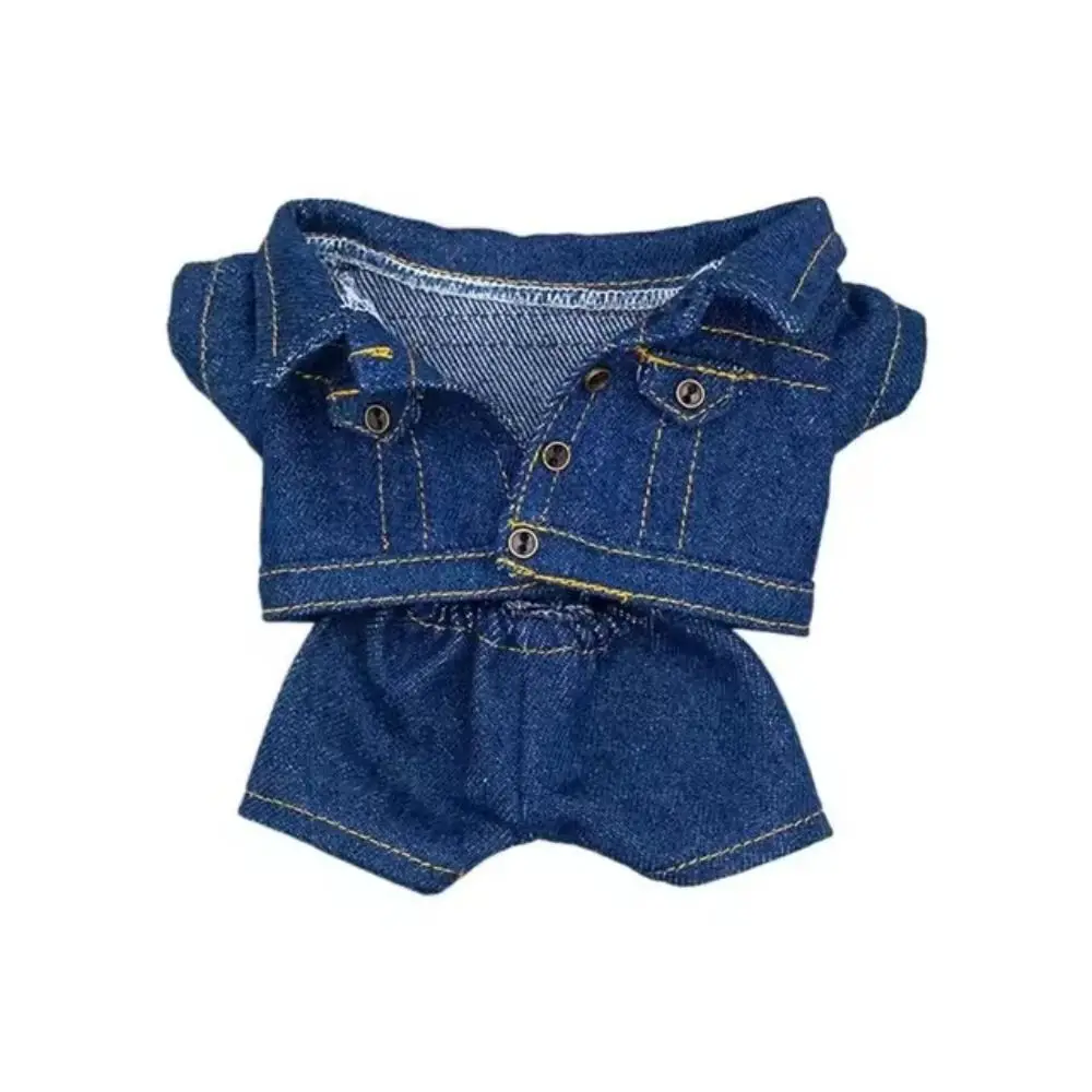 

Children's Gift Casual Wears Cotton Jeans Clothes Suit Daily Outfit Jacket Pants Handmade Dress Up Coat Tops 15cm/20cm