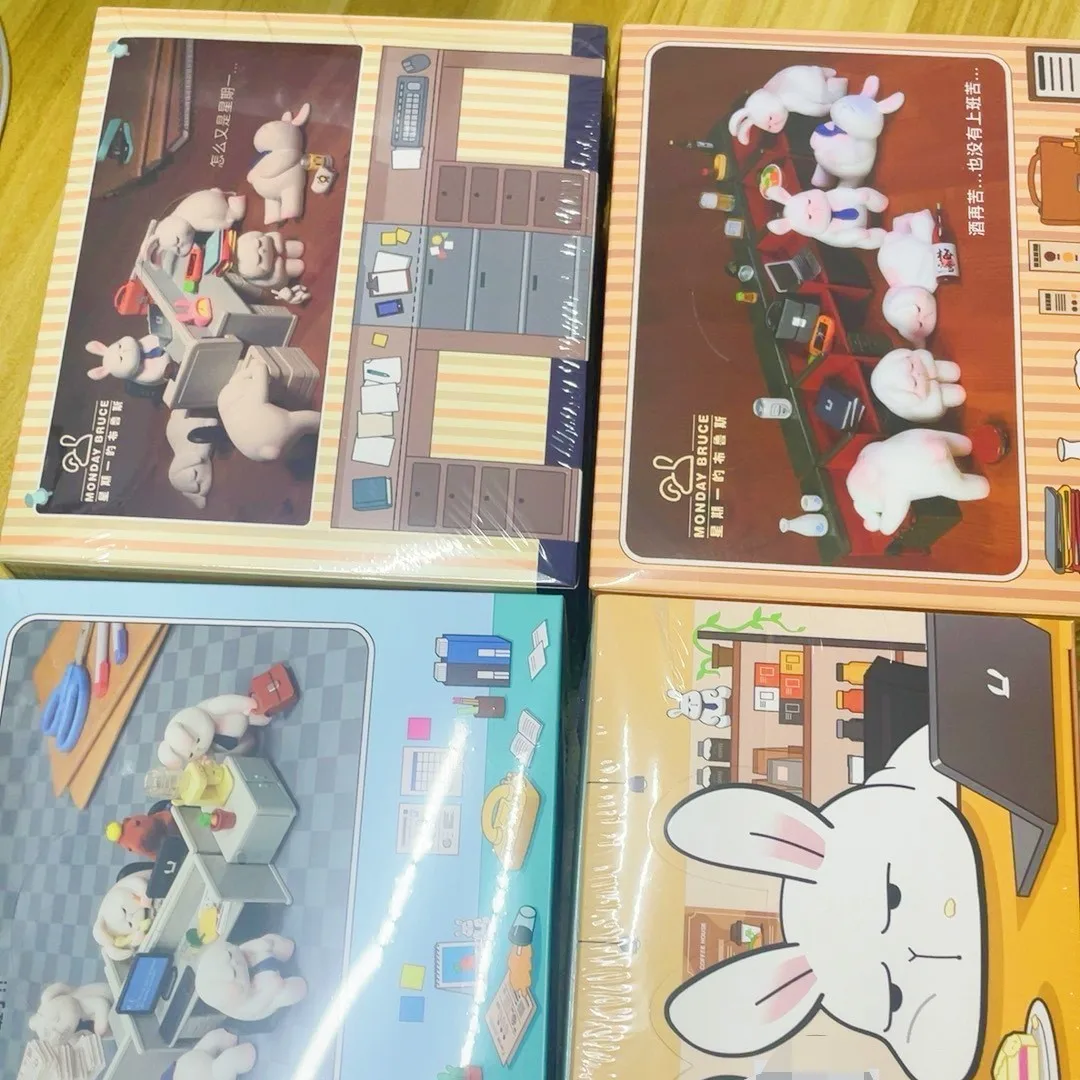 

The Monday Bruce Blind Box Ta Mbr-A01-02-03-04-05-06-07 Аниме-фигурка, гаражный комплект, сумка для догадок, украшение для рабочего стола, модель, подарок на день рождения