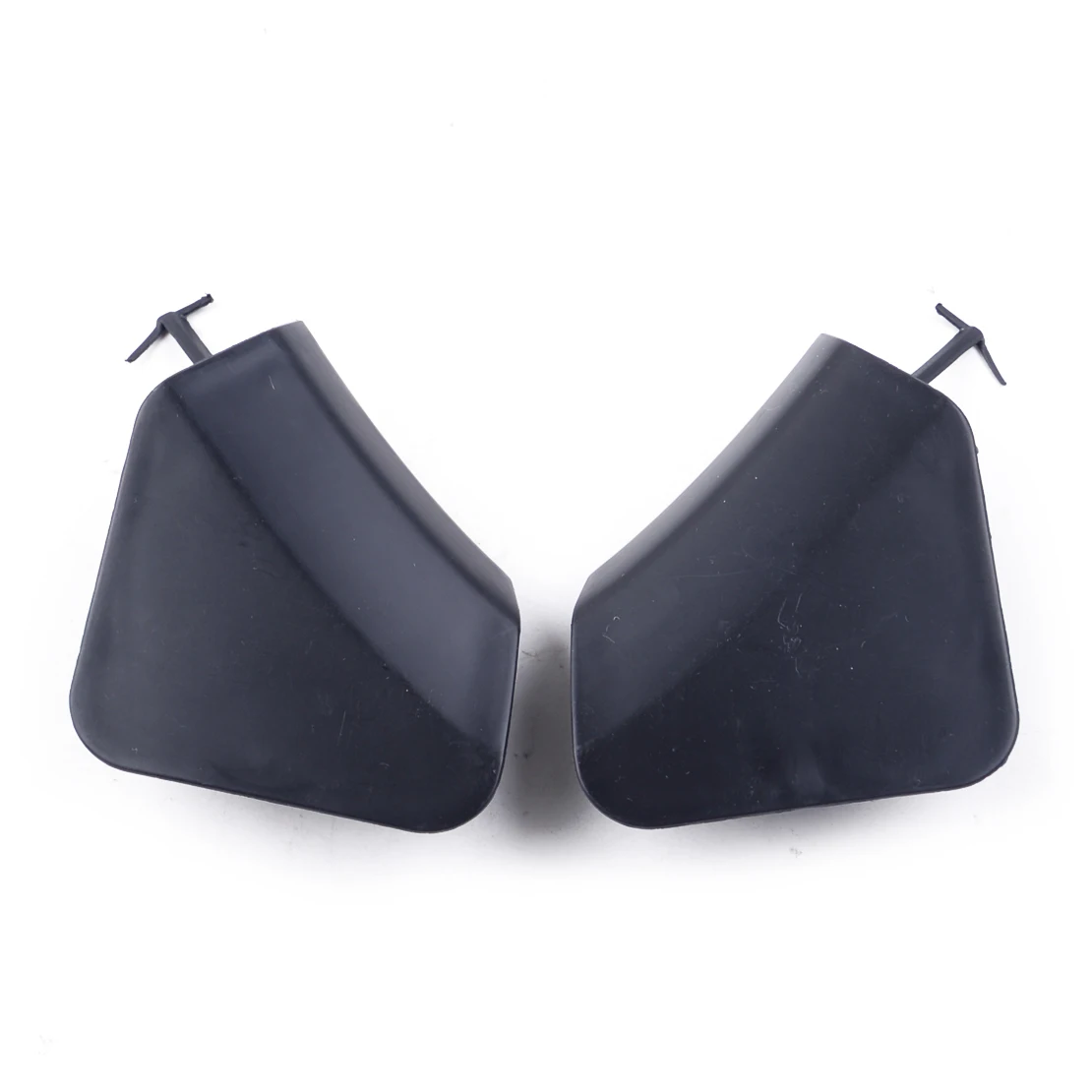 DWCX 1 Pair Car Left & Right Front Bumper Tow Hook Eye Cover Cap Fit For Toyota Highlander 2011 2012 2013