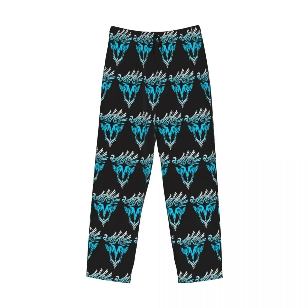 

Custom Monster Hunter World Iceborne Logo Pajama Pants Men Sleepwear Sleep Lounge Bottoms with Pockets