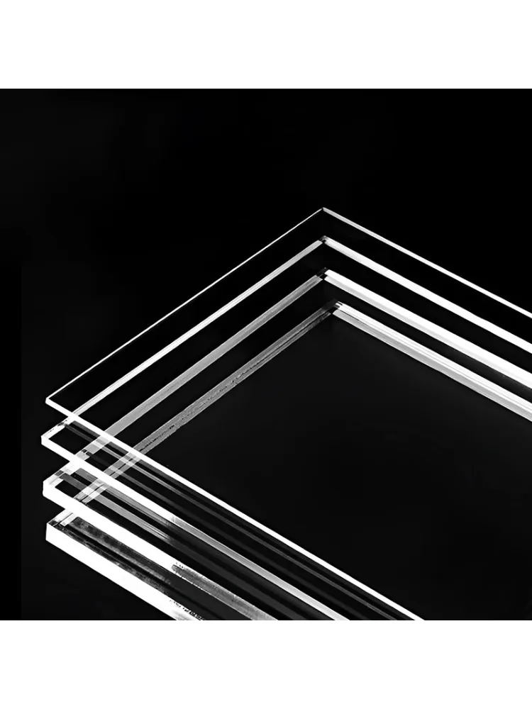 Bloc acrylique Transparent, plaque acrylique Thick1mm-20mm, panneau en feuille acrylique, plaque en plastique Perspex, bricolage modèle artisanal, 1 pièce
