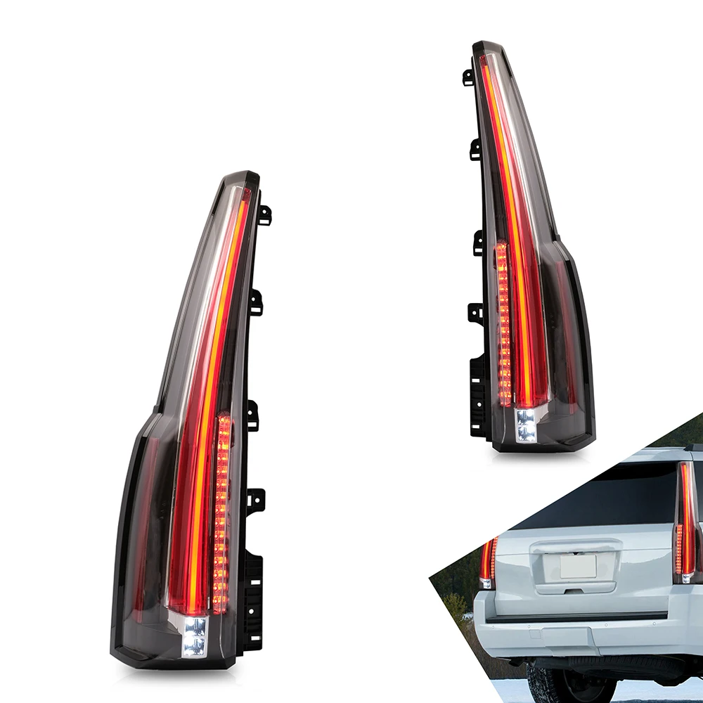 Taillights Assembly for Chevrolet Tahoe Suburban 2015 2016 with Turn Signal Reverse Lights LED Car Accessories