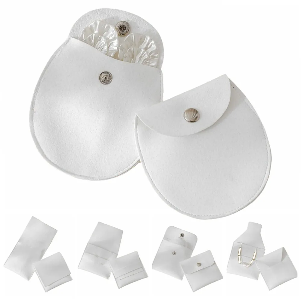 

5Pcs Velvet Jewelry Packing Bag Bracelet Necklace Rings Earrings Jewelry Storage Case Large Capacity Organizer