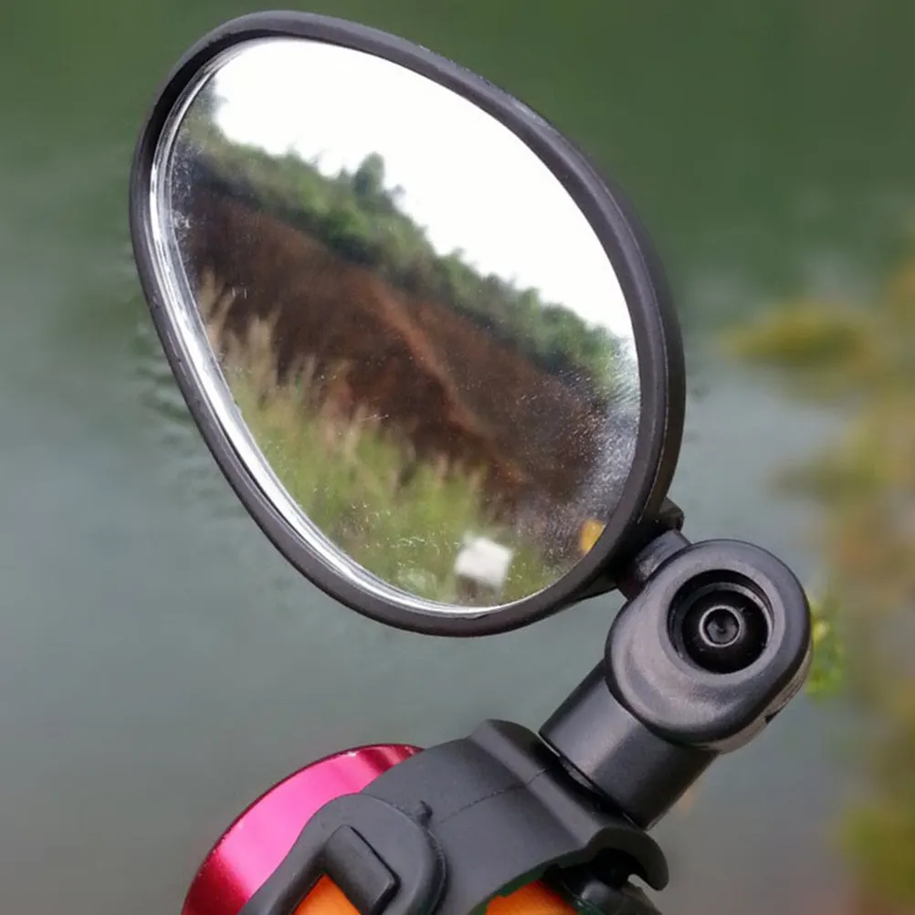 

1Pair Bike Mirror Rotatable Adjustable Handlebar Rearview Oval Reflective Motorcycle Cycling Rear View Mirror Motorcycle Mirrors