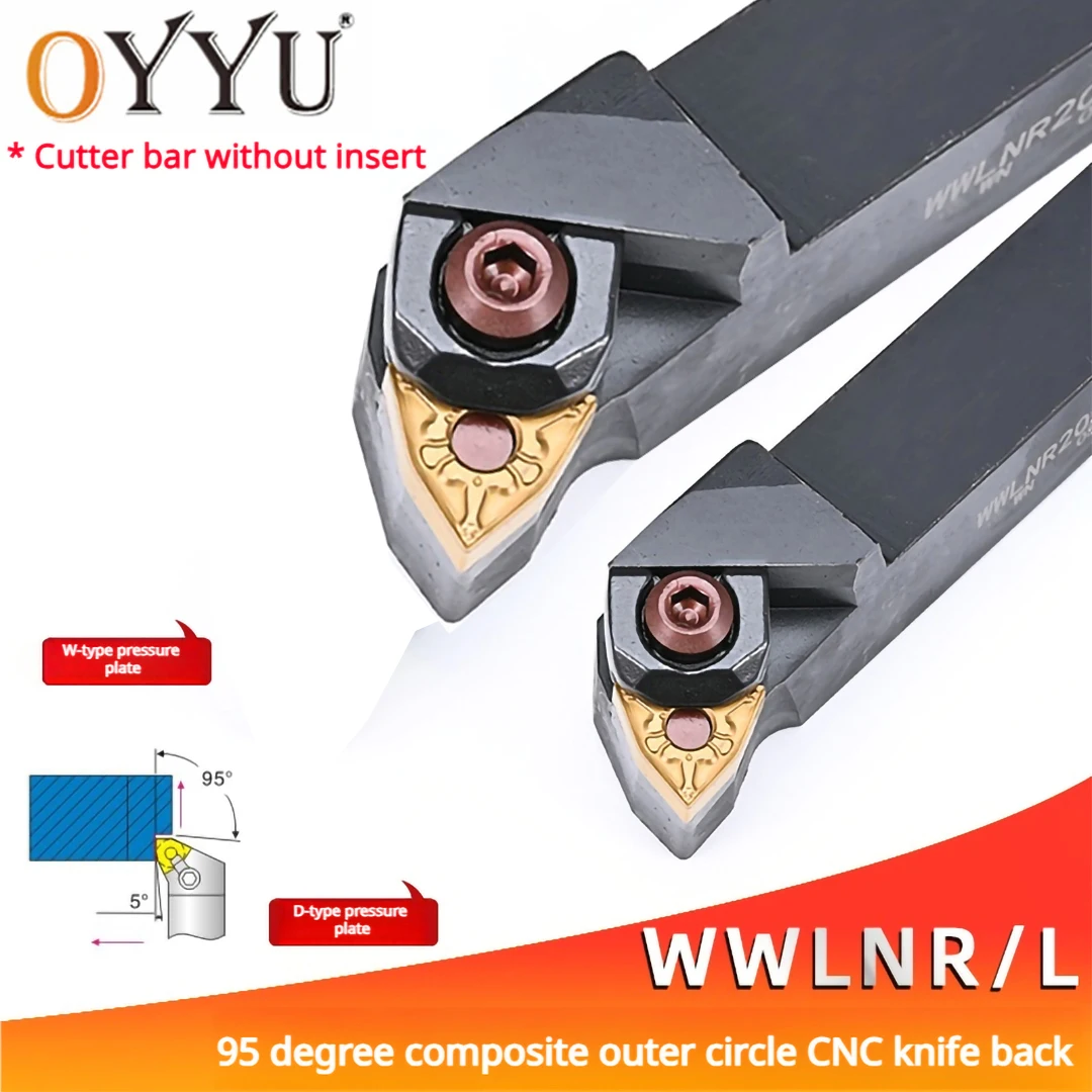 

OYYU Составной внешний держатель инструментов с хвостовиком с ЧПУ WWLNR1616 WWLNR1616H08 WWLNR2020K08 WWLNR2525M08 WWLNR3232P08 WWLNR WWLNL 2020