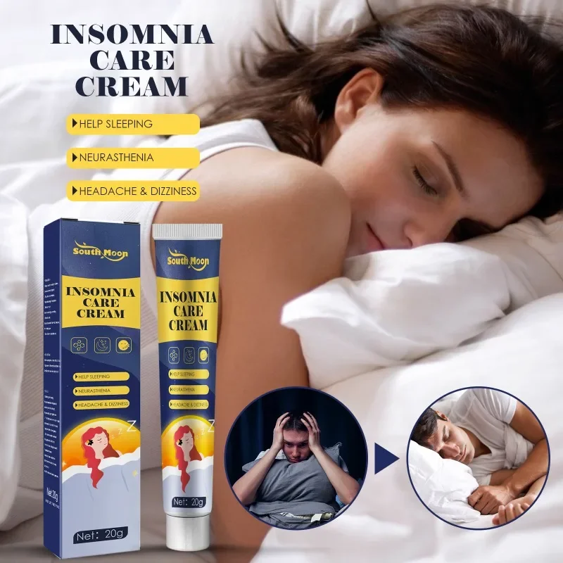 Improve Sleep Cream 20g Insomnia Care Chinese Medicine Cream Melatonin Sleep For Deeper Restful Sleeping