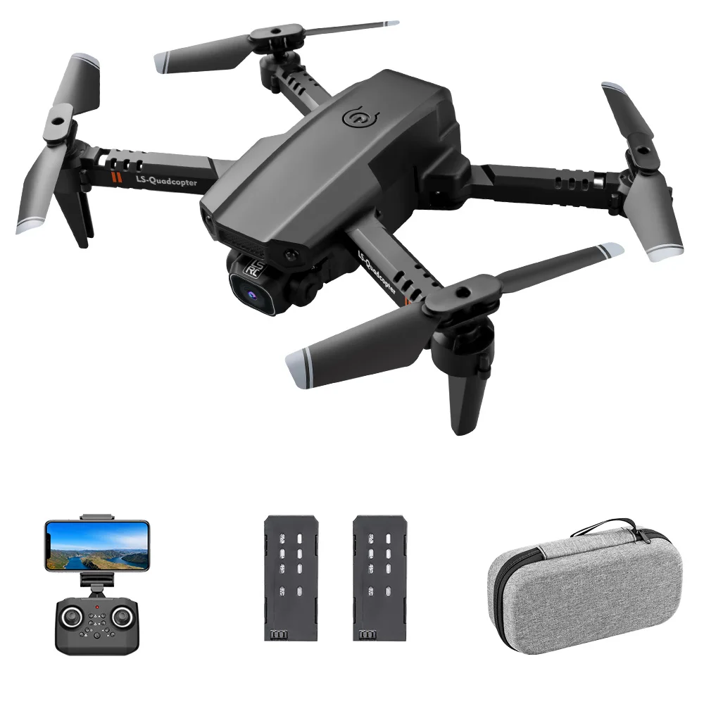 LS-XT6 RC Drone with Camera 4K Drone Dual Camera Track Flight Gravity Sensor Video Altitude Hold Headless Mode RC Quadcopter